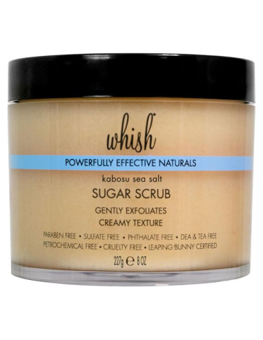 Exfoliante Corporal Whish de Azúcar Moreno y Sal Marina Kabosu 226.8 g