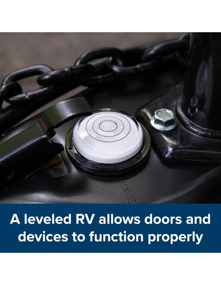 Nivel de Burbuja Camco Bullseye 25573 para RV - 360 Grados