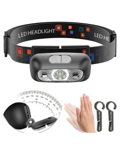 Linterna Frontal HILIYOT Recargable USB-C 350 Lúmenes IPX5