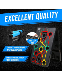 Equipo de Ejercicio Miliorari con Bandas y Rueda - 22,68 kg 2