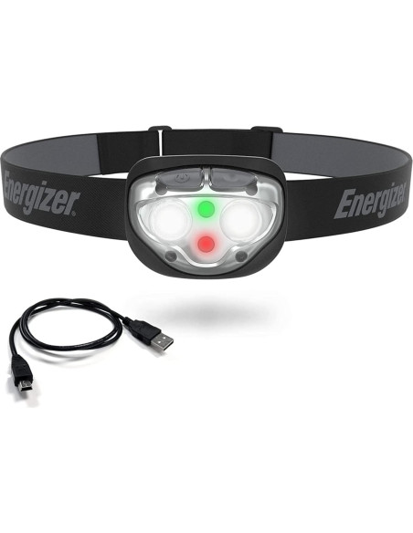 Energizer Linterna Frontal Recargable LED Pro400 y Vision HD+