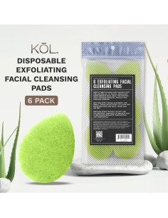 KOL Almohadillas Exfoliantes Faciales con Aloe - 6 Unidades 2