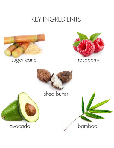 Exfoliante Corporal Whish de Azúcar Moreno y Sal Marina Kabosu 226.8 g