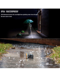 Linterna Frontal Recargable ODEAR LED 110g Impermeable 2