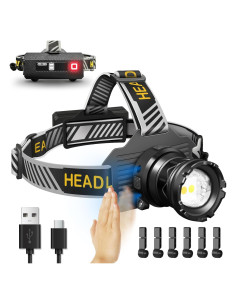 Linterna Frontal LED Ochter T502B 150000LM Recargable IPX6