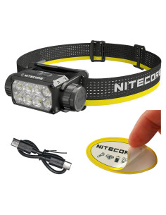 Linterna Frontal Nitecore HC75 UHE 3000 Lúmenes Recargable USB-C