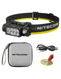 Linterna Frontal Nitecore HC65 UHE 2000 Lúmenes Recargable USB-C