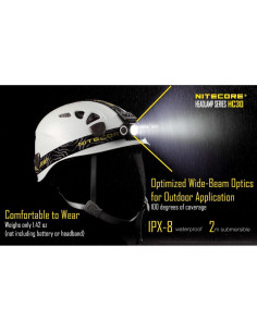 Linterna Frontal Nitecore HC30 1000 Lúmenes Recargable LED 2