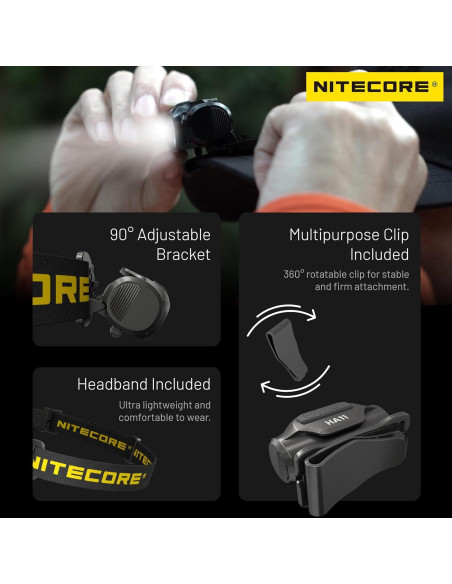 Linterna Frontal Nitecore HA11 240 Lúmenes Ultra Ligera