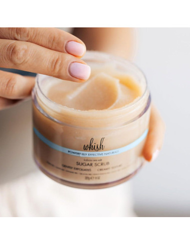 Exfoliante Corporal Whish de Azúcar Moreno y Sal Marina Kabosu 226.8 g