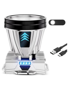 Linterna Frontal LED Recargable TPTAL 1200mAh Impermeable