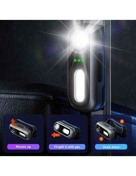 Luces de Bicicleta Delanteras y Traseras AOOSTAR 1000 Lúmenes