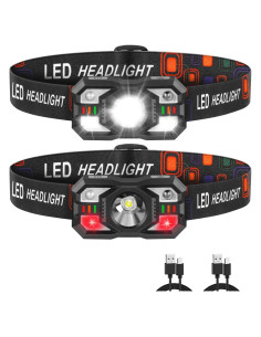 Linterna Frontal Recargable LED Staaricc 5 Modos 68g