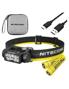 Linterna Frontal Nitecore HC60 UHE 1600 Lúmenes Recargable USB-C