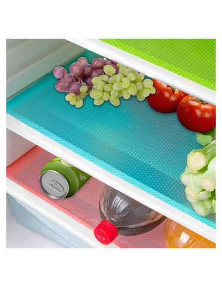 16 Alfombrillas para Refrigerador Shinywear Lavables 44.96x29.46cm