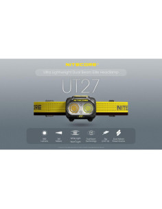 Linterna Frontal Nitecore UT27 800L USB-C 800 Lúmenes 2
