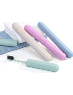 Estuche de Cepillo de Dientes Hooqict 4 Piezas Viaje 2