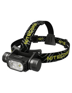 Linterna Frontal Nitecore HC68 2000 Lúmenes Doble Haz E-Focus