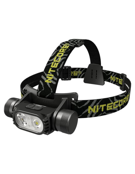 Linterna Frontal Nitecore HC68 2000 Lúmenes Doble Haz E-Focus