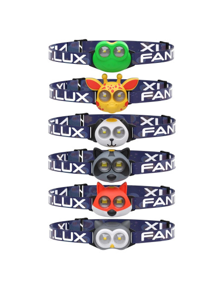 Linterna Frontal LED para Niños FANT.LUX - 6 PCS Animales