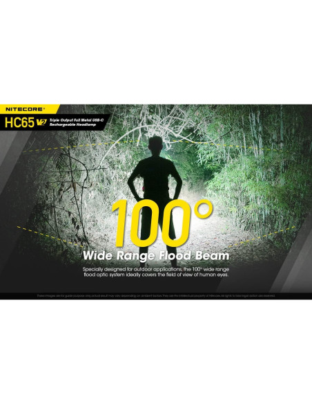 Linterna Frontal Nitecore HC65 V2 Recargable 1750 Lúmenes