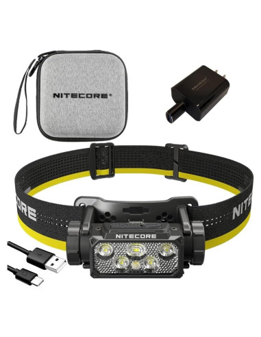 Linterna Frontal Nitecore HC60 UHE 1600 Lúmenes USB-C