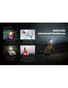 Linterna Frontal Nitecore NU31 Recargable 550 Lúmenes Naranja 2