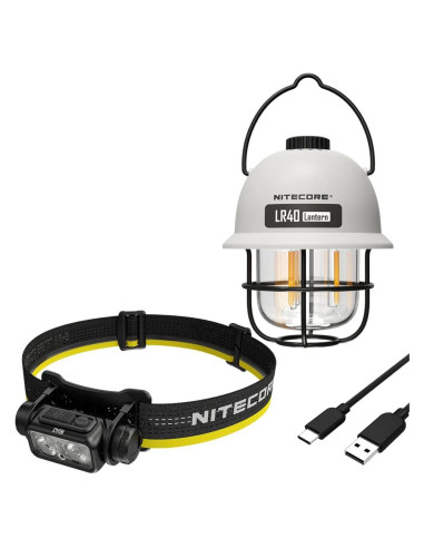 Kit de Camping Nitecore NU43 y LR40 Linternas Recargables