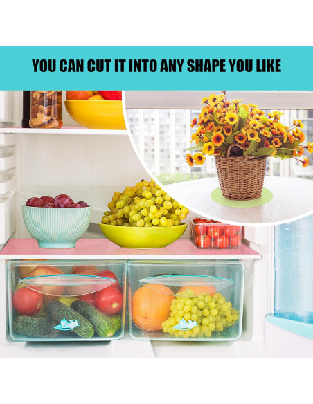 16 Alfombrillas para Refrigerador Shinywear Lavables 44.96x29.46cm