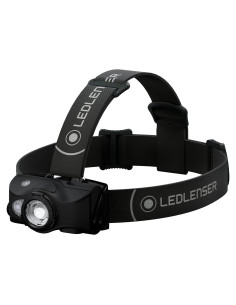 Linterna Frontal Ledlenser MH8 Recargable 600 Lúmenes Negra
