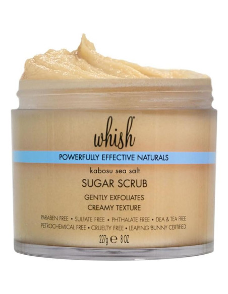 Exfoliante Corporal Whish de Azúcar Moreno y Sal Marina Kabosu 226.8 g Exfoliante Corporal Whish de Azúcar Moreno y Sal Marina Kabosu 226.8 g