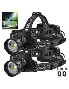 Linterna Frontal Recargable Kungf P99-LGZTD1 3000 Lúmenes LED