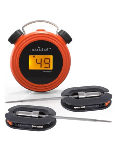 Termómetro de Barbacoa Bluetooth NutriChef PWIRBBQ60 - Duales Probes