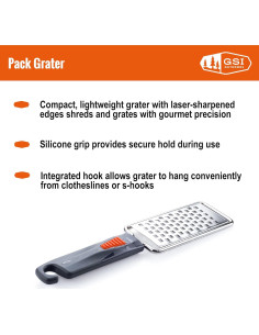 Rallador Portátil GSI Outdoors 74128 - Acero Inoxidable, Compacto 2