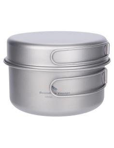Juego de Olla y Sartén de Titanio Boundless Voyage 1000ml 500ml