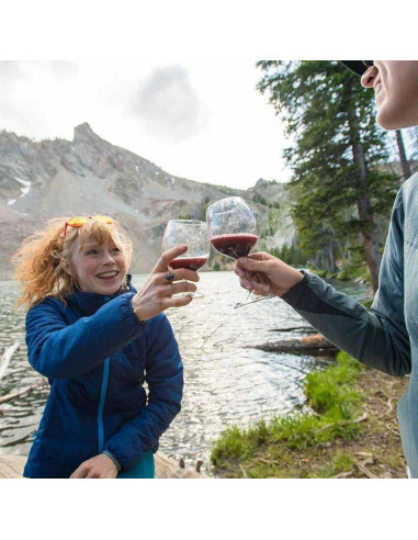 Juego de Copas de Vino Tinto Apilables GSI Outdoors 15 oz