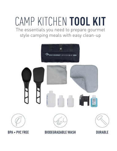 Kit de Cocina para Campamento Sea to Summit 10 Piezas