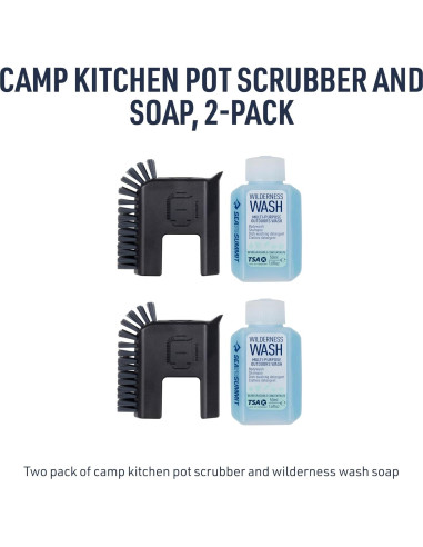 Esponja y Jabón para Olla de Cocina Sea to Summit - 2 Piezas