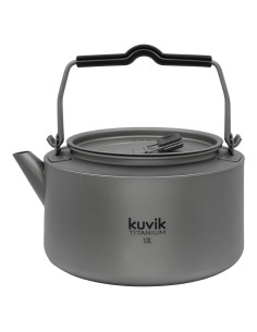 Hervidor de Titanio Kuvik 1.0L Ultraligero para Camping