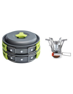 Kit de Utensilios de Cocina para Camping MalloMe 10 Piezas