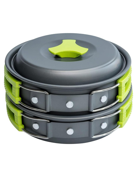 Kit de Cocina para Camping MalloMe 2L con Estufa Portátil