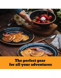 Juego de Camping 12 Piezas Granite Ware - Acero Enameled 2