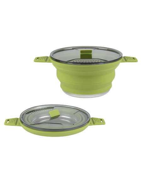 Olla Plegable de Silicona 2.5L Restaurantware con Tapa