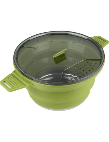 Olla Plegable de Silicona 2.5L Restaurantware con Tapa