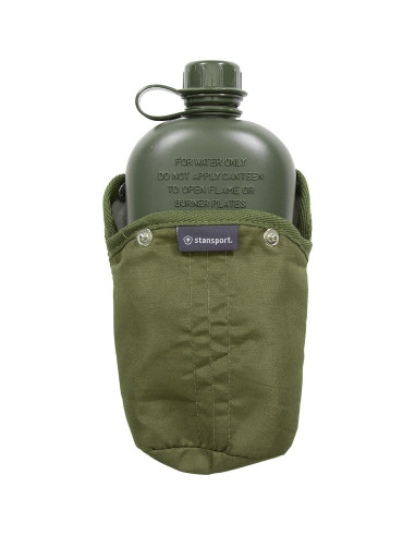 Cantimplora G.I. Stansport 0.95L con Cinturón Ajustable