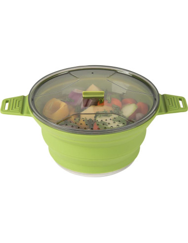 Olla Plegable de Silicona 2.5L Restaurantware con Tapa