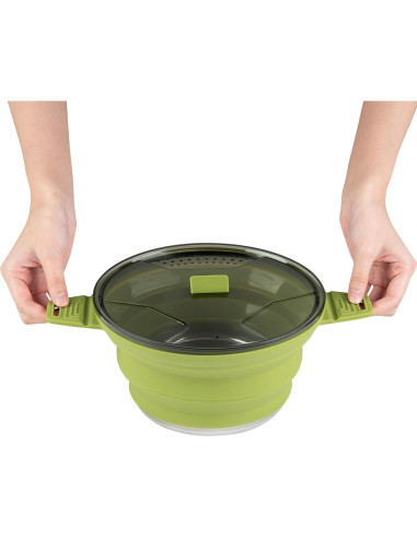 Olla Plegable de Silicona 2.5L Restaurantware con Tapa