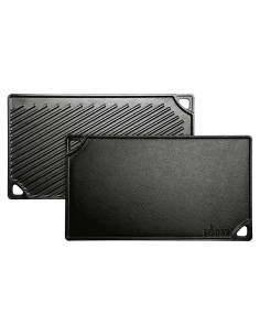 Plancha Reversible Lodge de Hierro Fundido 42.5 x 24.1 cm