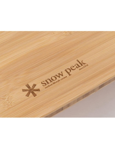 Mesa de Comedor Snow Peak CK-218 Bambú y Metal 97 cm