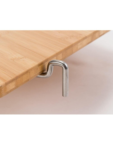 Mesa de Comedor Snow Peak CK-218 Bambú y Metal 97 cm